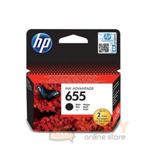 HP Ink 655B for InkJet Printing 550 Page Yield - Black