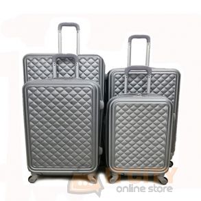 Hard Luggage Travel Bag 3Pcs Set  20"-24"-28" - Silver