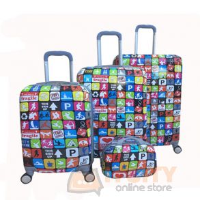 Hard Luggage Travel Bag 4Pcs Set 4Pcs 12"-20"-24"-28"
