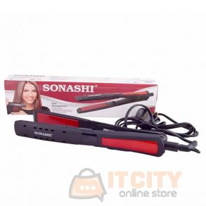 Sonashi Hair Straightener Digital Led Display 0 Level Temperature Setting SHS 2054