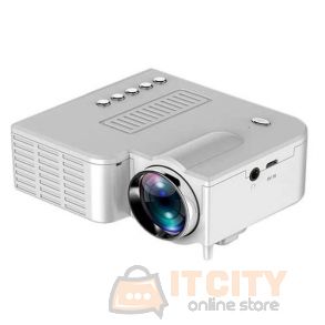 Mini Portable Projector Wired Connection on The same Screen