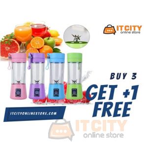 Buy 3 Get 1 Portable Electric Fruit Juicer Cup 4Blade