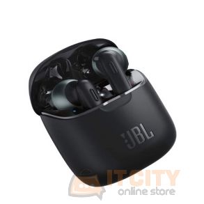 `JBL True Wireless Earbuds (JBLT220TWSBLK) - Black