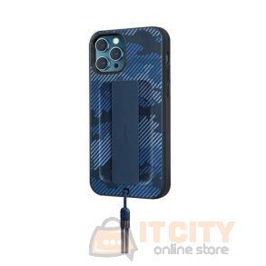 Uniq Hybrid Case for iPhone 12/12 Pro Heldro Designer Edition Antimicrobial - Marine Camo