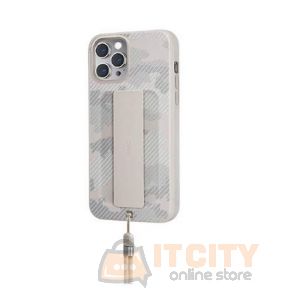 Uniq Hybrid Case for iPhone 12/12 Pro Heldro Designer Edition Antimicrobial - Ivory Camo