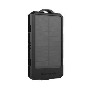 RAVPower Solar Portable Charger 15000mAh Power Bank RP-PB124 – Black