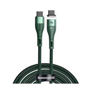 Baseus Zinc Magnetic Safe  Fast Charging Data Cable USB-C to USB-C - Green