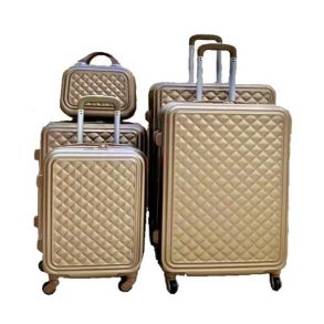 Hard Luggage Travel Bag 5Pcs Set 12"- 20"-24"-28"-32" - Gold