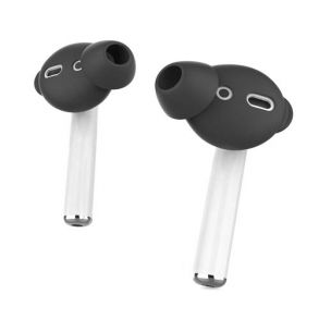Promate PodSkin Anti-Slip Sporty Earbuds for Airpods - Black