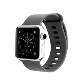 Promate Rarity 38ML Silicon Strap with Pin-and-Tuck Closure for Apple Watch - Grey