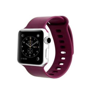 Promate Rarity 42ML Silicon Strap with Pin-and-Tuck Closure for Apple Watch - Pink