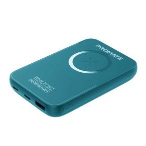 Promate PowerMag-10+ 22.5W Magsafe Wireless PowerBank - Blue