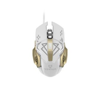 Vertux Drago Precision Tracking Ergonomic Gaming Mouse - White