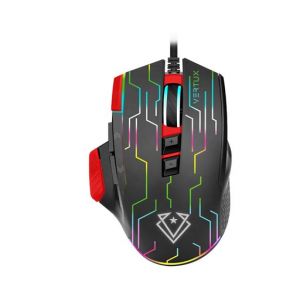 Vertux Kryptonite Superior Quick Performance Wired Gaming Mouse - Red