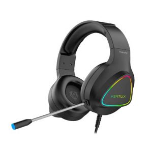 Vertux Trinity Stereo Immersive Pro Gaming Over-Ear Headset - Black