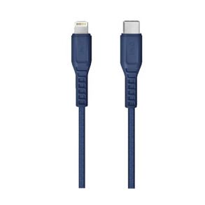 Uniq Flex 18W USB-C To Lighning 3A Charging Cable - Blue