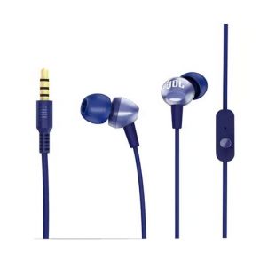 JBL C200SI Wired in Ear Earphones with Mic - Blue