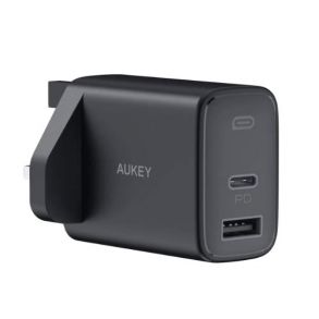 Aukey (PA-F32S) 32W Swift Series  2-Port PD Charger - Black